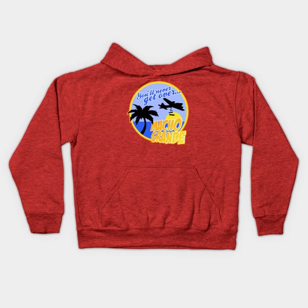 Airplane Macho Grande Kids Hoodie by PopCultureShirts